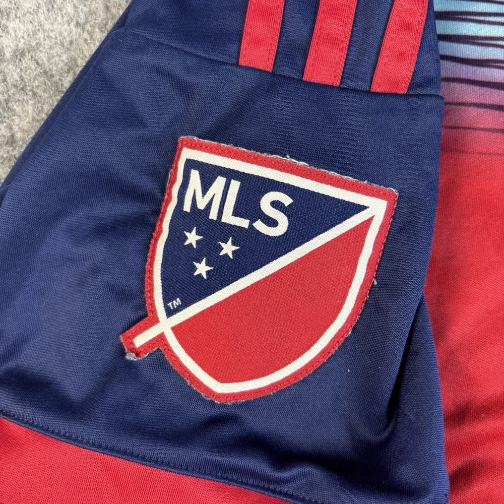 Adidas Chicago Fire‎ Jersey Mens XL MLS Soccer Climacool Quaker Red Blue Sports